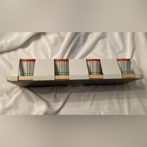 New.  Hearth & Hand with Magnolia 4 Pack Plaid Mini Bowls with Tray